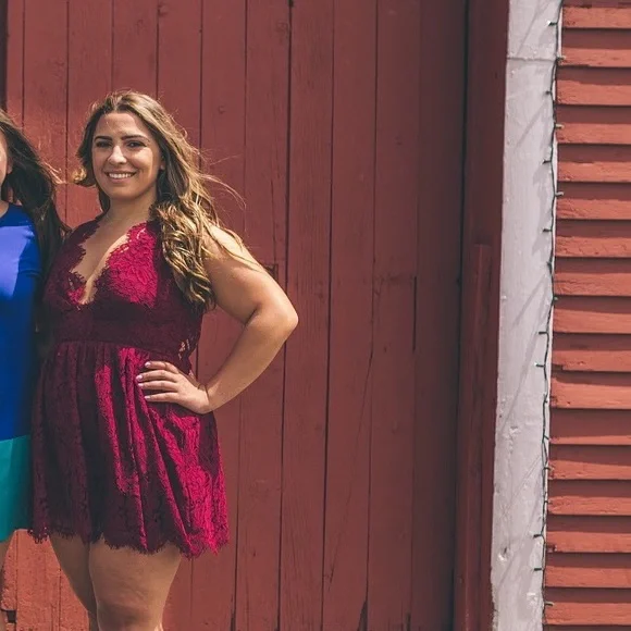 super cute maroon lace dress from Tobi - Picture 2 of 2